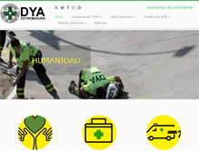 Tablet Screenshot of dyaextremadura.com